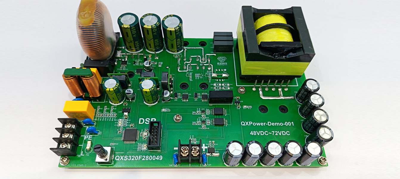 用于電動(dòng)車(chē)和服務(wù)器的全數(shù)字控制AC-DC電源評(píng)估板（單芯片同時(shí)控制PFC+LLC）